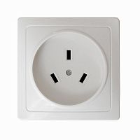 Изображение Розетка 1-м ОП 32А 250В IP20 2P+N для плиты с заземл. бел. Universal 5314 