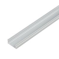 Изображение Профиль алюминиевый для LED ленты UFE-A12 SILVER 200 POLYBAG накладной анодир. (дл.2м) Uniel UL-00004051 