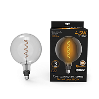 Изображение Лампа светодиодная LED-4.5W E27 Gray 100lm 1800K Filament G200 GAUSS Gauss 154802005 