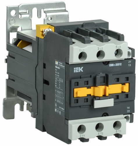 Изображение Контактор постоянного тока КМИп-34012 40А 24В/АС3 1НО; 1НЗ ИЭК KMD31-040-024-11 