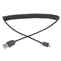 Изображение Кабель USB универсальный microUSB шнур витой 1м черн. Rexant 18-4300 