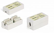 Изображение Адаптер проходной (coupler) CA-IDC-C5e-WH Dual IDC кат.5e 4 пары Hyperline 23533 