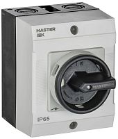 Изображение Переключатель кулачковый 10А (сх. 54) в боксе IP65 закрытая рукоятка IEK MI-CS21-010-054 