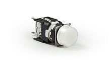 Изображение Арматура сигнальная 16мм круглая 12-24 AC/DC бел. EMAS D050YXB 