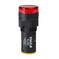 Изображение Лампа AD16DS(LED) матрица D16мм красн. 230В AC КЭАЗ 357820 