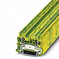 Изображение Клемма 4-проводная проходная 2,5мм2 на DIN рейку JST 2.5-PE пружинная желто-зеленая 800V/31A  3031238WE WONKE ELECTRIC 