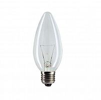 Изображение Лампа накаливания Stan 40Вт E27 230В B35 CL 1CT/10X10 Philips 921492044218 