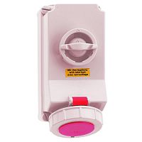 Изображение Розетка настенная 32А 5п 6ч 400В IP67 с блокировк. Bals 160184 