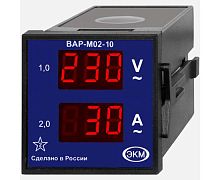 Изображение Вольтамперметр цифровой ВАР-М02-10 AC20-450В 400Гц УХЛ4 (спец.) Меандр A8302-19912042 