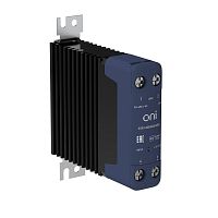 Изображение Реле твердотельное SSR1 60А 4-32В DC 24-480В AC с радиатором ONI SSR1-60DA480-RAD 