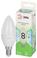 Изображение Лампа светодиодная GREEN LINE B35-8W-840-E14 GL 8Вт свеча 4000К яркий свет бел. E14 Эра Б0067100 