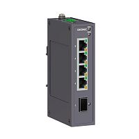 Изображение Коммутатор промышленный неуправляемый 1х100Base-X SFP слот: 4х 10/100Base-T(X) портов RJ45 12-48В DC/18-30В AC с резервированием DKC N1000-1SFP4T-P2 