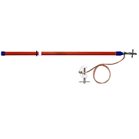 Изображение Переносное заземление для ВЛ однофазное до 500 кВ ПЗ-330-500 Д (винтовой зажим) 