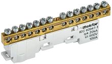 Изображение Шина L "фаза" неизол. на универс. держ. 6х9-14-Ср TEKFOR IEK TF-NN10-14-DL-K03 