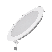 Изображение Светильник светодиодный ДВО-15вт 4100К,1100Лм,IP20,круг slim белый GAUSS 939111215 