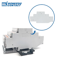 Изображение Торцевая пластина D-JPT 1.5/S-3L для клемм серая WONKE ELECTRIC 