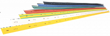 Изображение Термоусадочная трубка ТТУ 5/2.5 желто-зеленая 1 м  упак.:50  UDRS-D5-1-K52 