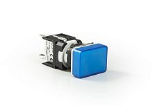 Изображение Арматура сигнальная 16мм прямоугольная 12-24 AC/DC син. EMAS D070DXM 