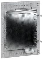 Изображение Щит навесной 54мод. слаботочный мультимедийный с серой дверцей с монтажн. платой в компл. Рувинил 68054С-СЛ 