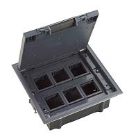 Изображение Люк MultiDesk MDK10 на 12мод. IP40 с монтажной коробкой для фальшпола SE MDK10112 