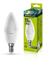 Изображение Лампа светодиодная LED-C35-11W-E14-6K Свеча 11Вт E14 6500К 172-265В Ergolux 13620 
