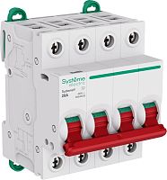 Изображение Выключатель нагрузки 4п 20А Systeme9 400В SE S9S40420 