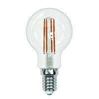 Изображение Лампа светодиодная LED-G45-13W/3000K/E14/CL PLS02WH Sky прозр. картон Uniel UL-00005905 