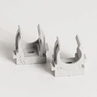 Изображение Держатель для труб (клипса) d16мм для монтажн. пистолета сер. (уп.100шт) TOKOV ELECTRIC TKE-LC-16-ZP-C06/100 