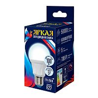 Изображение Лампа светодиодная LED-A60 13W/4000K/E27/FR PLP01WH Яркая мат. картон Uniel UL-00005031 