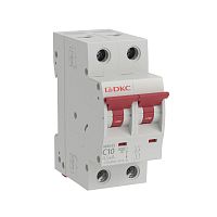 Изображение Выключатель автоматический модульный 2п C 10А 4 5кА MB63 YON MB63S-2PC10 