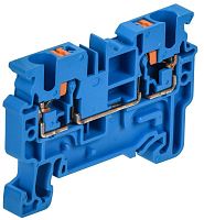 Изображение Клемма пружинная Push In CP 4кв.мм син. ARMAFIX IEK AF-CT20-00-K07-004 