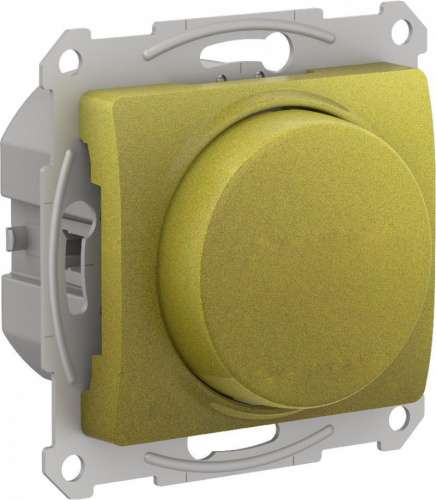Изображение Механизм светорегулятора поворотно-нажимного Glossa LED RC 315Вт фисташк. SchE GSL001030 