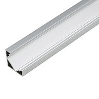 Изображение Профиль алюминиевый для LED ленты UFE-A13 SILVER 200 POLYBAG угловой анодир. (дл.2м) Uniel UL-00004052 