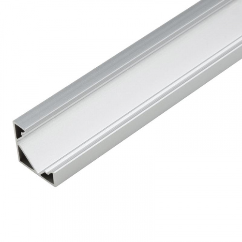 Изображение Профиль алюминиевый для LED ленты UFE-A13 SILVER 200 POLYBAG угловой анодир. (дл.2м) Uniel UL-00004052 