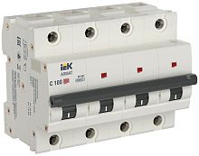 Изображение Выключатель автоматический модульный ARMAT M10H 4P C 100А IEK AR-M10H-4-C100 