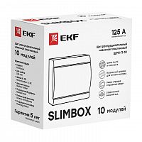 Изображение Щит ЩРН-П-10 "SlimBox" IP41 бел. дверца PROxima EKF sb-n-10w 