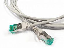 Изображение Патч-корд S/FTP PC-LPT-SFTP-RJ45-RJ45-C6A-5M-LSZH-GY экранированный кат. 6a (100% Fluke Component Tested) 30AWG LSZH 5м сер. Hyperline 445648 