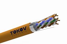Изображение Кабель витая пара F/UTP 4х2х24AWG(0.51мм) кат.5E нг(А)-HF (LSZH) indoor Fluke tested 305м (м) PRO TOKOV ELECTRIC TKP-C06-F42-5E-305-LSZH 