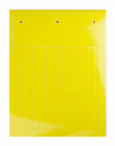 Изображение Табличка эластичная клейкое основание винил желт. DKC TAF1527AY 