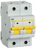 Изображение Автомат  IEK (ИЭК) ВА47-150  2Р  125А  тип C  15кА  на DIN-рейку  MVA50-2-125-C 