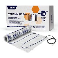 Изображение Комплект "Теплый пол" (мат) 150Вт/кв.м 14кв.м TOKOV ELECTRIC TKE-MAT150-2100-14 