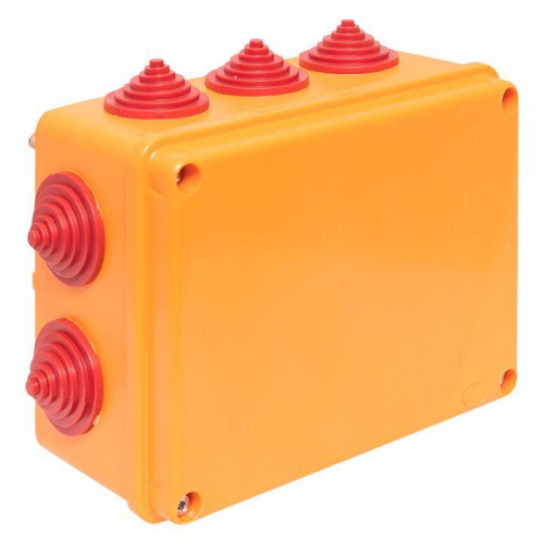Изображение Коробка огнестойкая 150х110х70мм IP55 3 двойных клеммника 1.5-10кв.мм EKF plc-kmrf-150-6-10 