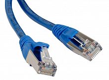 Изображение Патч-корд PC-LPM-STP-RJ45-RJ45-C5e-1M-LSZH-BL; F/UTP экран. кат.5е LSZH 1м син. Hyperline 230086 