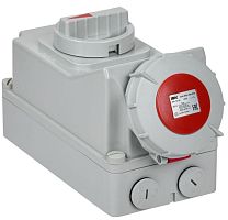 Изображение Розетка с мех. блокировкой 32А-6ч 380В 3P+PE+N ССИ-825 IP67 IEK PSR12-032-5-5-67 