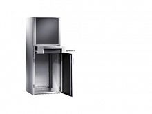 Изображение Шкаф PC SE 600х1600х800 глухая дверь поддон для клавиатуры IP55 Rittal 5366400 