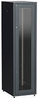 Изображение Шкаф сетевой LINEA E 47U 600х800мм стекл. передняя дверь задняя металлическая черн. ITK LE05-47U68-GM 