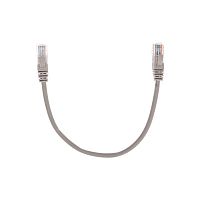 Изображение Патч-корд U/UTP CAT 5e RJ45-RJ45 26AWG LSZH сер. 0.3м Rexant 02-0100-03 