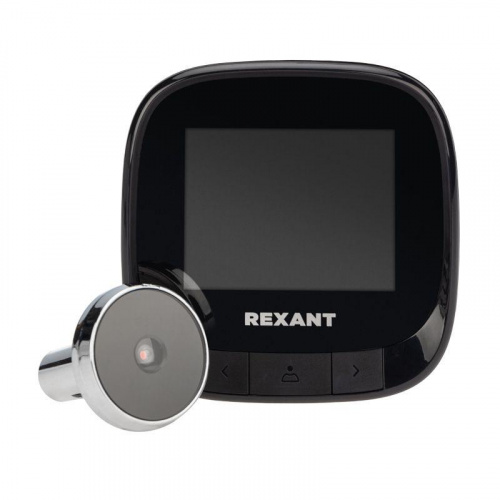 Изображение Видеоглазок дверной DV-111 с цветным LCD-дисплеем 2.4дюйм и функцией записи фото Rexant 45-1111 