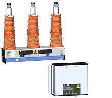 Изображение Выключатель вакуумный Optimat BB-10-20/1000-У2-330 с блоком управления Optimat BU-41-У2 КЭАЗ 278764 