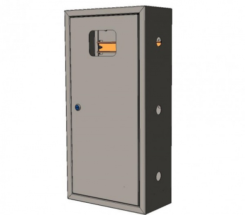 Изображение ЯУР с монтажной панелью и двумя DIN-рейками (600х300х150) EKF Basic uerm-mp-600 